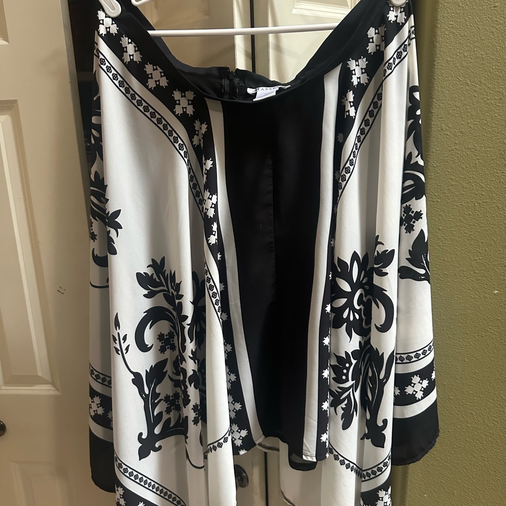 Masseys Black Kimono/Elegant Poncho, Plus, 2x,
